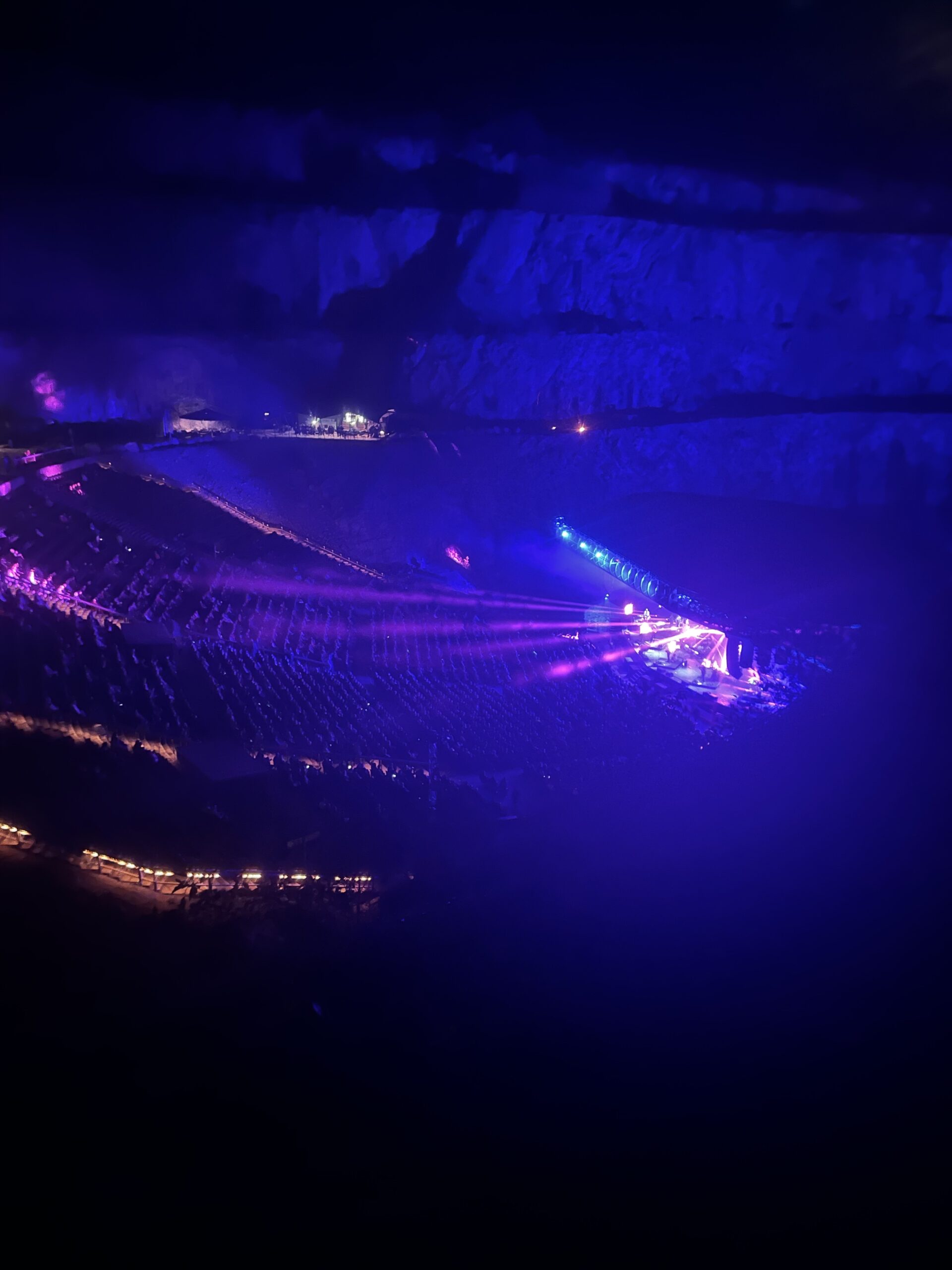 Konsertkväll i Dalhalla nära Rättvik